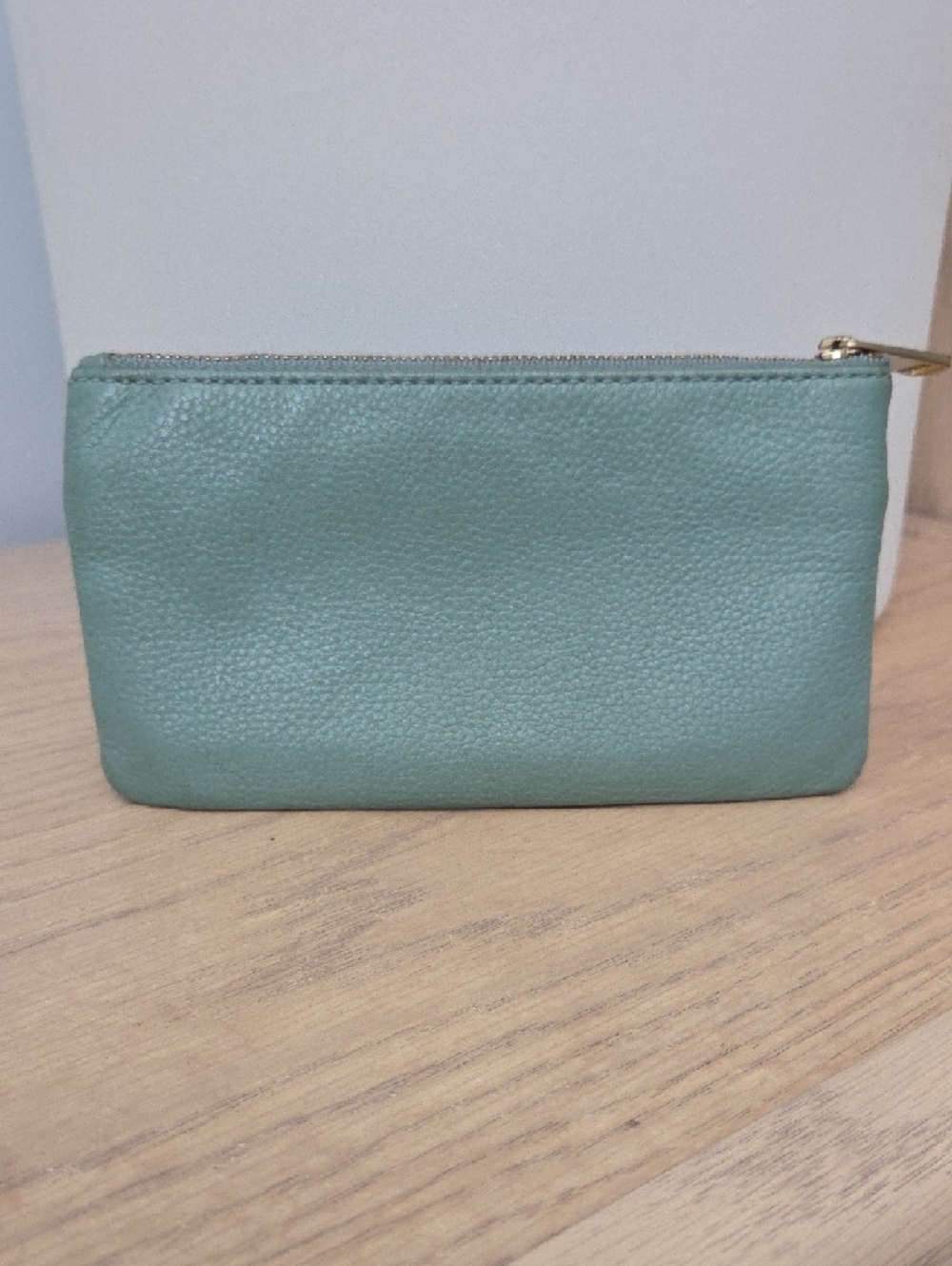 Fossil Preston Teal Pebbled Leather Flap Wallet - Picture 3 of 13